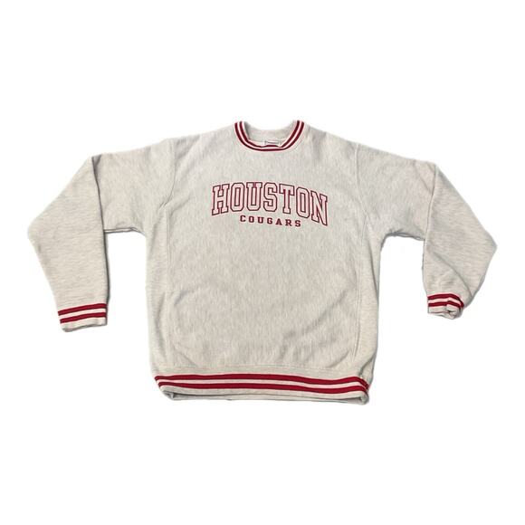 Vintage Champions Houston's Cougars Reverse Weave Pullover sweater - Picture 1 of 6